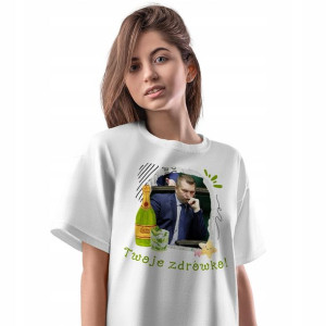 T-Shirt Damski Przemysław Czarnek Koszulka Prezent