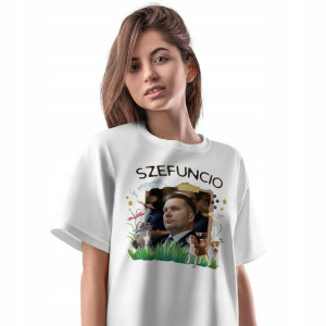 T-Shirt Damski Przemysław Czarnek Koszulka Prezent