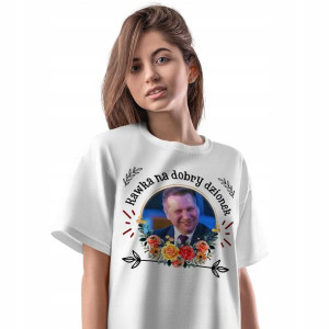 T-Shirt Damski Przemysław Czarnek Koszulka Prezent