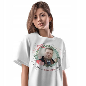 T-Shirt Damski Przemysław Czarnek Koszulka Prezent