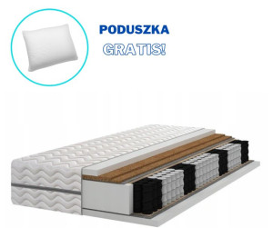 Materac Pocket 7 Stref 2x Kokos H3/h5 80x180 Cm