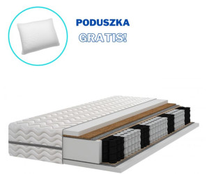 Materac 7 Stref Pocket Kokos H3 H4 Twardy 160x180 Cm