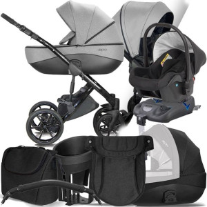 Wózek Milu Kids 4w1 Bacio 33 I Kite + Baza Dock