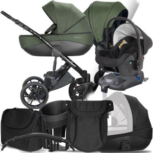 Wózek Milu Kids 4w1 Bacio 37 I Kite + Baza Dock