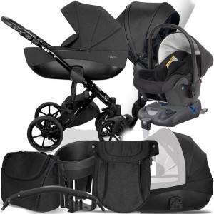 Wózek Milu Kids 4w1 Bacio 40 I Kite + Baza Dock
