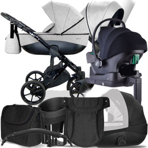 Wózek Milu Kids 4w1 Bacio 41 I Cosmo + Baza Iq