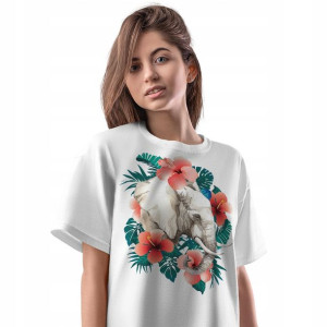 T-Shirt Damski Sawanna Savana dzikie zwierzęta