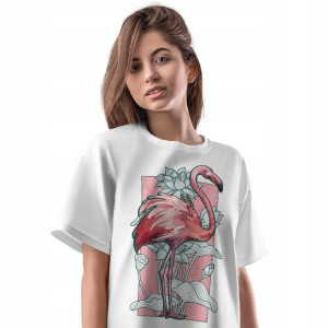 T-Shirt Damski Sawanna Savanna dzikie zwierzęta