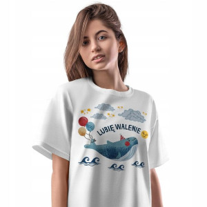 T-Shirt Damski Śmieszne Koszulka L Prezent