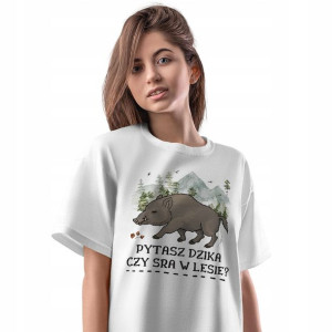 T-Shirt Damski Śmieszne Koszulka L Prezent