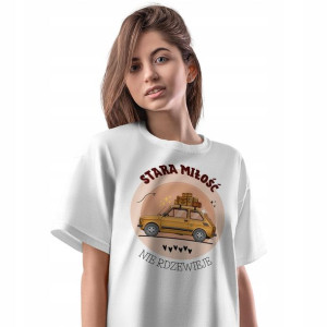 T-Shirt Damski Śmieszne Koszulka L Prezent
