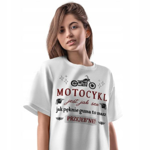 T-Shirt Damski Śmieszne Koszulka M Prezent