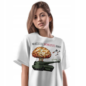T-Shirt Damski Śmieszne Koszulka M Prezent