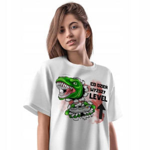 T-Shirt Damski Śmieszne Koszulka M Prezent