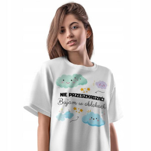 T-Shirt Damski Śmieszne Koszulka M Prezent