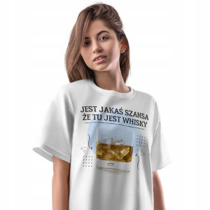 T-Shirt Damski Śmieszne Koszulka S Prezent