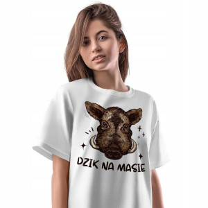 T-Shirt Damski Śmieszne Koszulka S Prezent