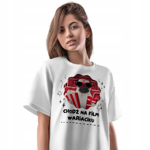 T-Shirt Damski Śmieszne Koszulka S Prezent