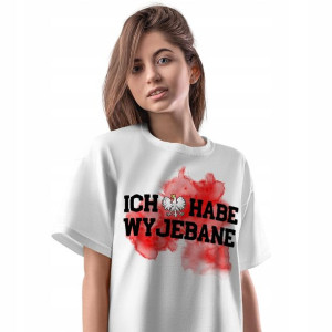 T-Shirt Damski Śmieszne Koszulka S Prezent