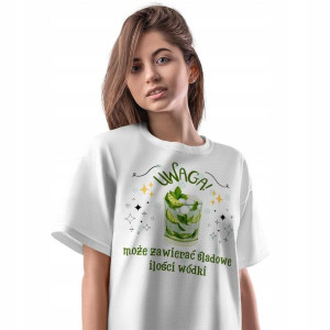 T-Shirt Damski Śmieszne Koszulka XL Prezent