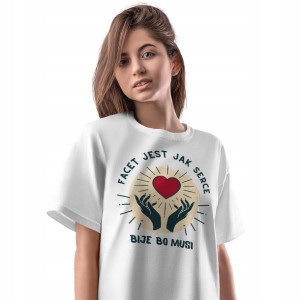 T-Shirt Damski Śmieszne Koszulka XL Prezent
