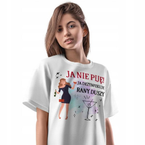 T-Shirt Damski Śmieszne Koszulka XXL Prezent