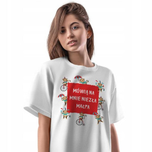 T-Shirt Damski Śmieszne Koszulka XXL Prezent