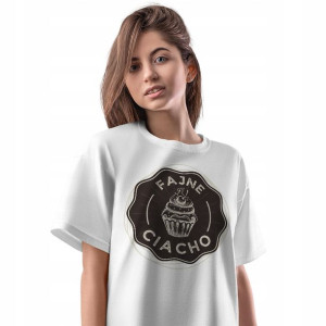 T-Shirt Damski Śmieszne Koszulka XXL Prezent