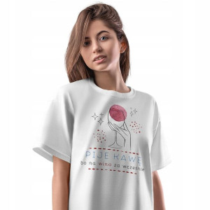 T-Shirt Damski Śmieszne Koszulka XXL Prezent