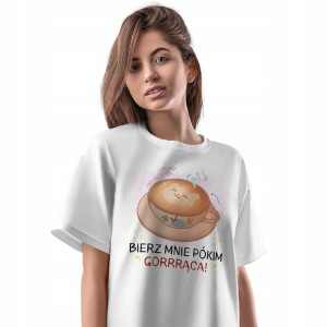 T-Shirt Damski Śmieszne Koszulka XXL Prezent