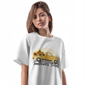 T-Shirt Damski Sunflower L Prezent Koszulka