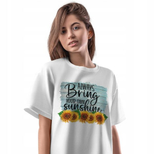 T-Shirt Damski Sunflower XXL Prezent Koszulka
