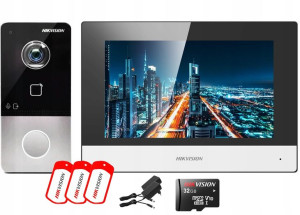Wideodomofon Domofon Wideo WiFi IP HIKVISION APKA