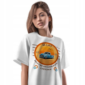 T-Shirt Damski Urodziny 18 18te 18-te L Prezent