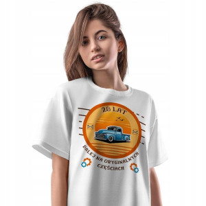 T-Shirt Damski Urodziny 20 20te 20-te S Prezent