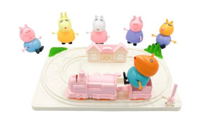 Zestaw Świnka Peppa Figurki + Ciuchcia