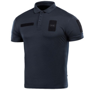 Koszulka polo męska M-Tac Elite Tactical Coolmax granatowa L