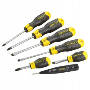 Wkrętaki Cushion Grip Szt.6 Pł+ph+probówka Stanley
