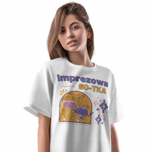 T-Shirt Damski Urodziny 60 60te 60-te L Prezent