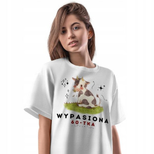 T-Shirt Damski Urodziny 60 60te 60-te S Prezent