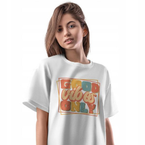 T-Shirt Damski Vintage Retro S Prezent Koszulka