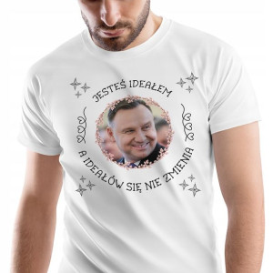 T-Shirt Męski Andrzej Duda Koszulka XXL Prezent
