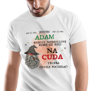 T-Shirt Męski Dla Adama Koszulka L Prezent