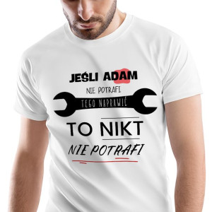 T-Shirt Męski Dla Adama Koszulka L Prezent