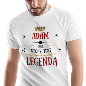 T-Shirt Męski Dla Adama Koszulka XL Prezent