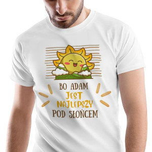 T-Shirt Męski Dla Adama Koszulka XL Prezent