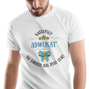 T-Shirt Męski Dla Adwokata na Urodziny M Prezent