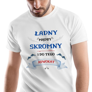 T-Shirt Męski Dla Adwokata na Urodziny S Prezent