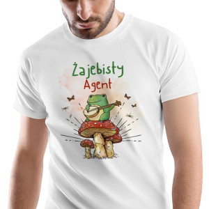 T-Shirt Męski Dla Agenta Koszulka S Prezent