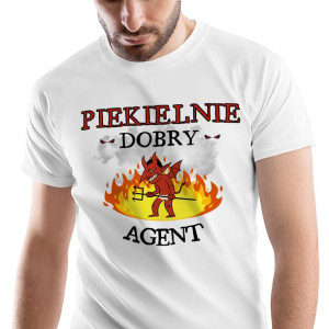 T-Shirt Męski Dla Agenta Koszulka XL Prezent